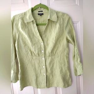 TALBOT'S WOMAN'S LINEN BLOUSE